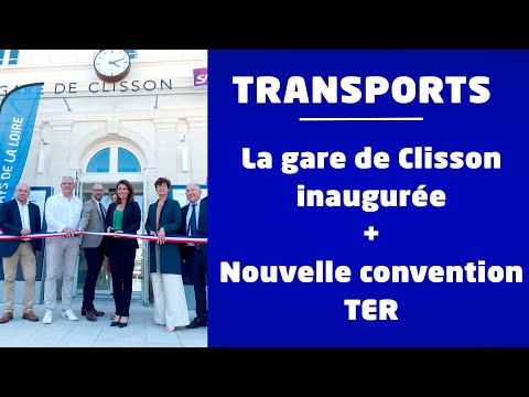 Christelle Morançais signe une convention avec SNCF Voyageurs et inaugure la gare de Clisson