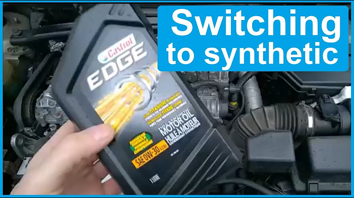 Difference between conventional and synthetic oil change
