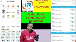 LENGKAP! Cara Jualan Pulsa Lewat HP Cara Daftar TOP Server Aplikasi Jual Pulsa Termurah All Operator screenshot 1