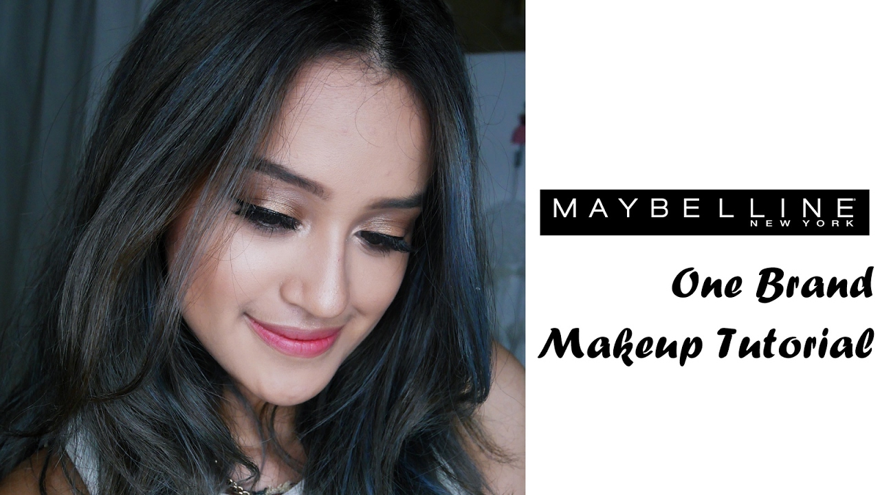 Maybelline One Brand Makeup Tutorial Bronze And Gold Eyes