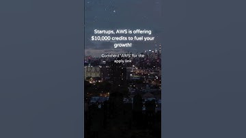 $10,000 AWS Credits For Startups #aws #startups