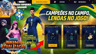 NOVA MINI ATUALIZAÇÃO CHEGANDO! CONJUNTO CBF GRÁTIS, NOVO EVENTO VIRADA SUPREMA AMANHÃ, NOVIDADES FF