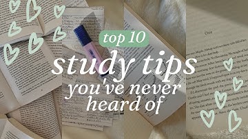 10 study tips you