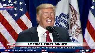 AMERICA FIRST DINNER: President Trump Full Remarks in West Des Moines, IA