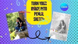 How to turn image into pencil sketch in canva. Inside the Studio | Graphic Design • Creative Process screenshot 4