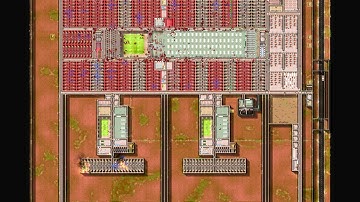 Prison Architect - Time lapse of inducing riot by turning power off