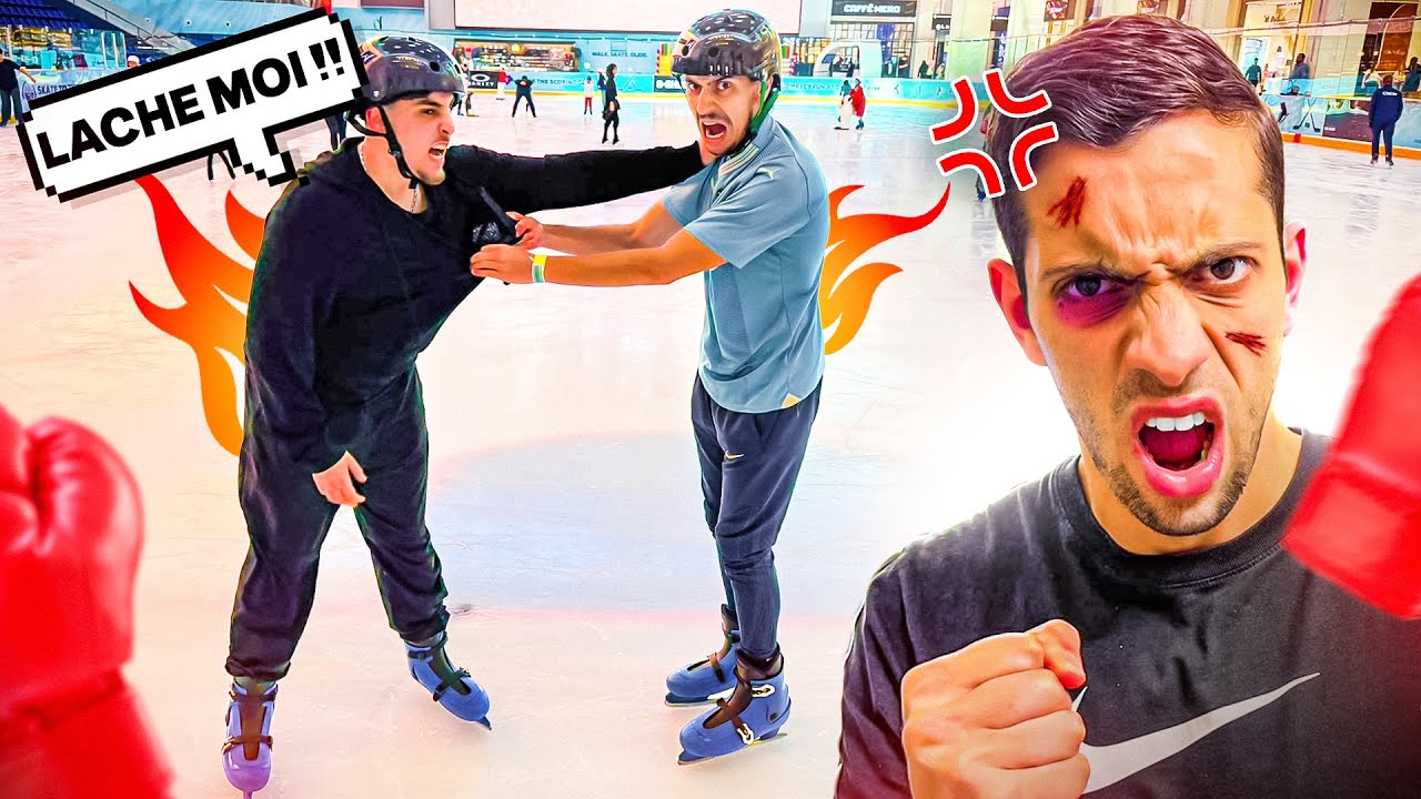 VLOG A LA PATINOIRE 😡 ( On s'est fais viré à cause d'eux ...)