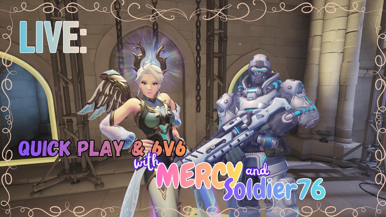 [PS5] Overwatch 2 - I try Soldier in QP + Mercy 💕 - Mercy and Soldier Gameplay #1 1 part S20