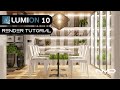 Lumion 10 Pro Modern Dining 3D Rendering Tutorial