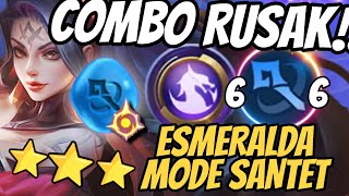 COMBO RUSAK 6 MAGE 6 WYRMSLAYER - ESMERALDA MODE SANTET STARCORE FIRE ! MAGIC CHESS