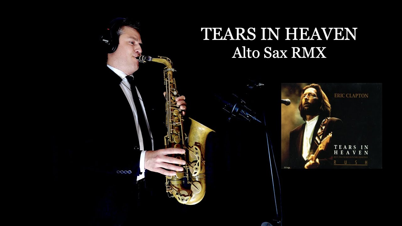 Tears In Heaven – Eric Clapton Sheet music for Saxophone tenor, Guitar,  Drum group (Mixed Ensemble)