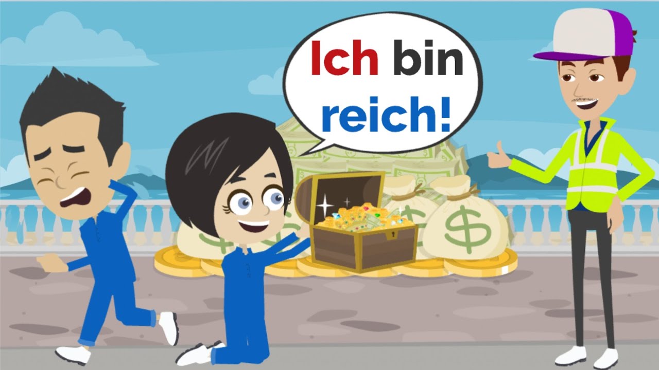Lisa gewinnt 5 MILLIONEN EURO ... | Deutsch lernen