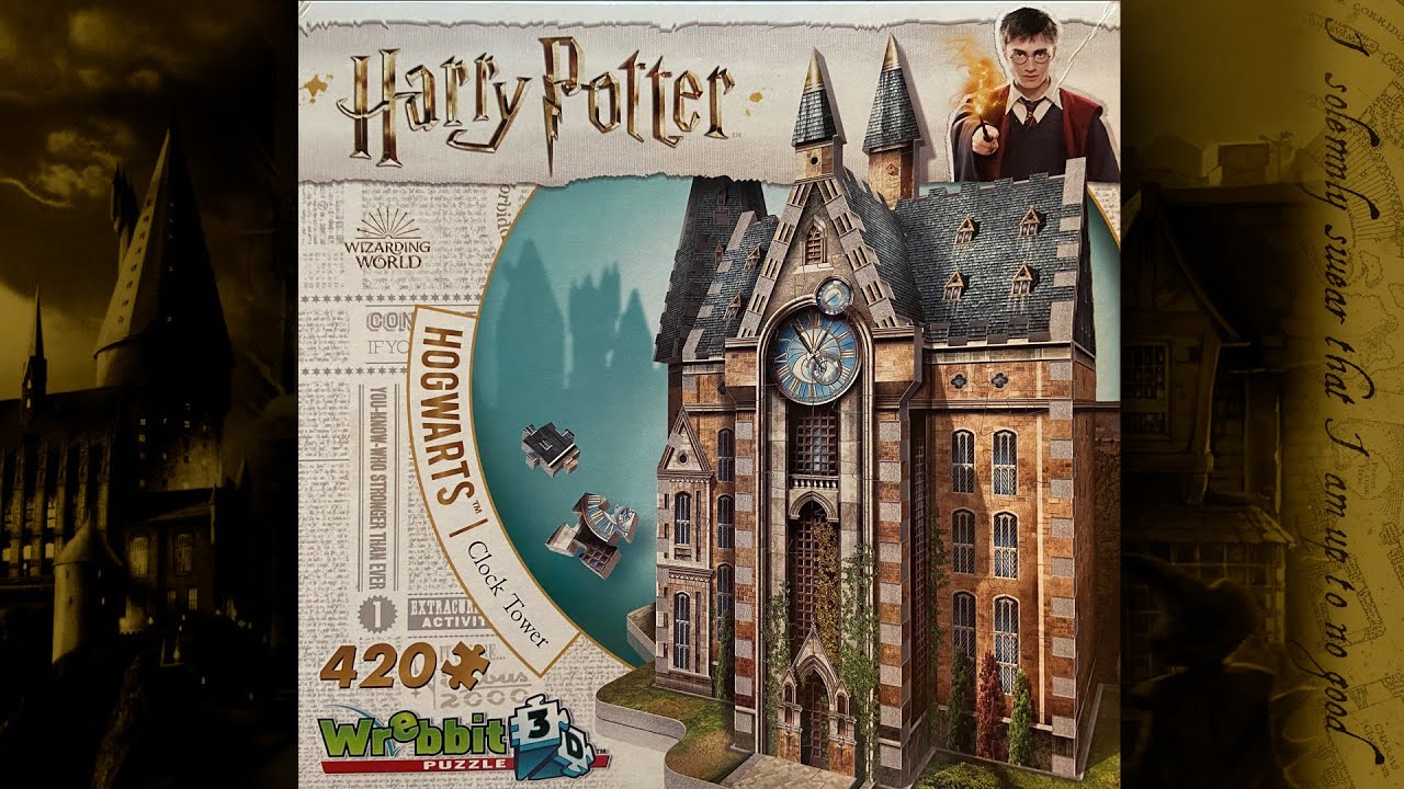 Harry Potter Collection - Hogwarts - Clock Tower 3D Puzzle: 420