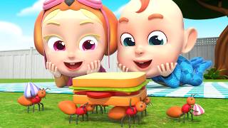 oh no ants are food don t touch ants safety song kids rosoo