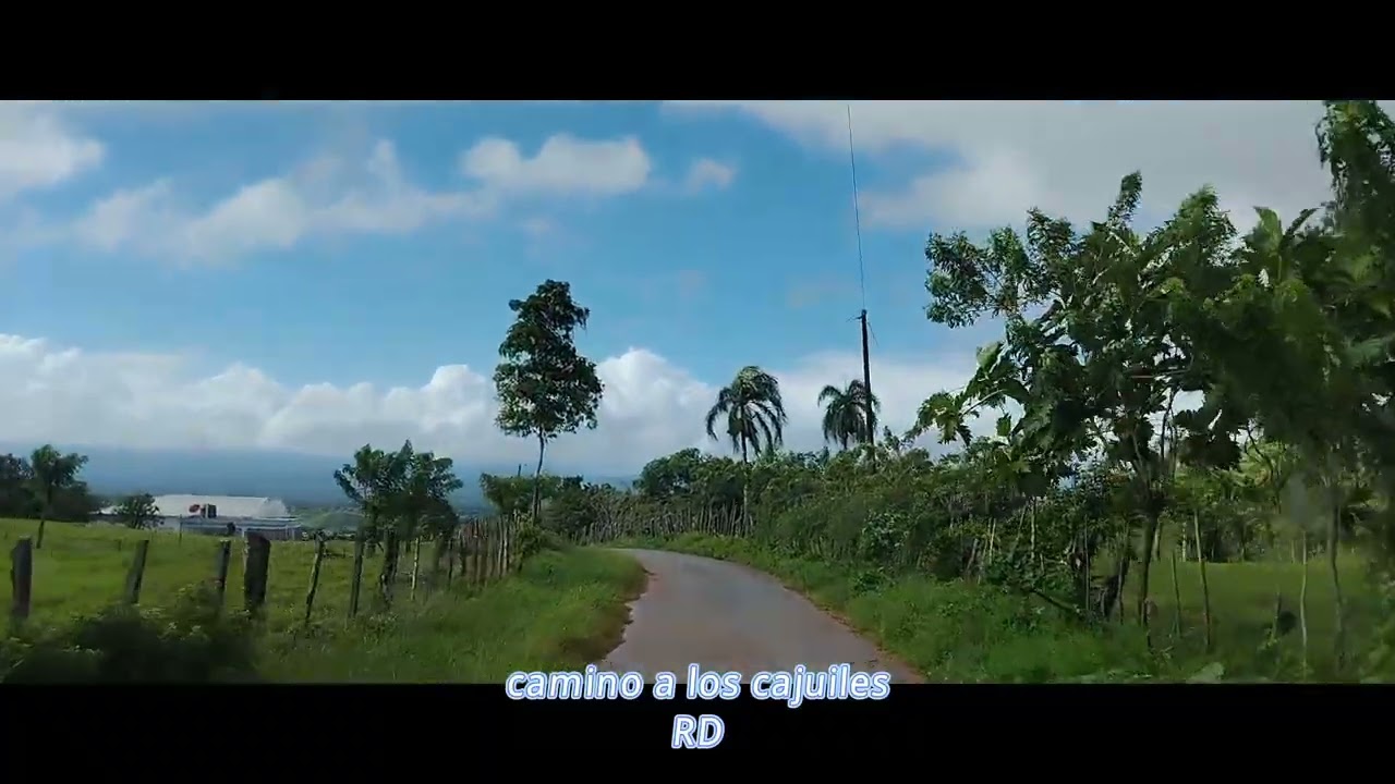 Vista panorámica de los campos dominicanos