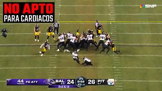 Final De Locos En Steelers Vs Ravens