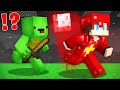 BLOOD MOON Armor Speedrunner vs Hunter : JJ vs Mikey in Minecraft Maizen!