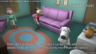 Peter turns into a ghost (Completely invisible) - AI Generated Family Guy (ai_peter)