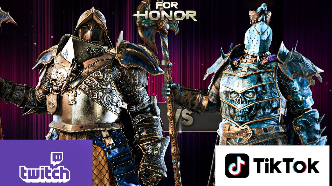 FOR HONOR TWITCH STREAMER VS FOR HONOR TIKTOKER!