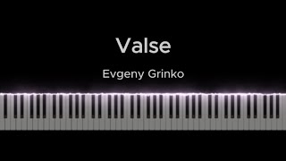 Evgeny Grinko Valse Piano tutorial