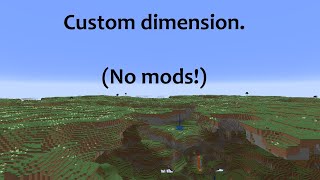 Custom Dimension Data Pack Tutorial 1 - Dimension and Dimension Type (Minecraft Java edition)