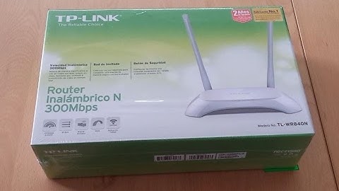 Unboxing TP-LINK TL-WR840N