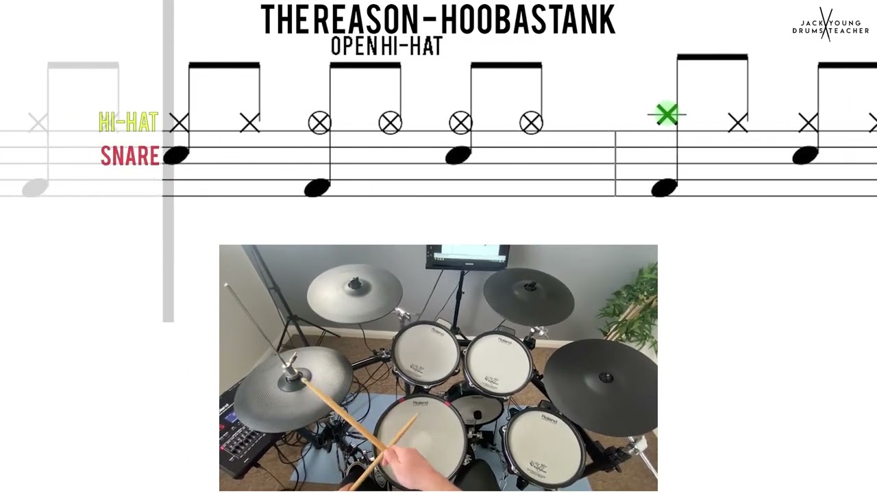 How to Play 🥁   The Reason   Hoobastank