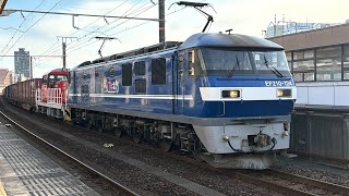 5091レ　EF210-124牽引コンテナ貨物列車　浜松を通過！