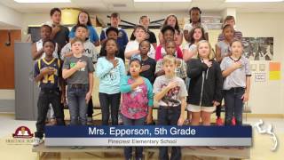 Pledge of Allegiance - Mrs. Epperson 5th Grade - Pinecrest Elementary School
