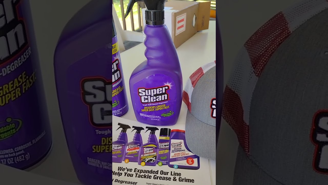 Super Clean Brand! Testing the Powerful Biodegradable Degreaser. No Harsh Chemicals or Volatiles!