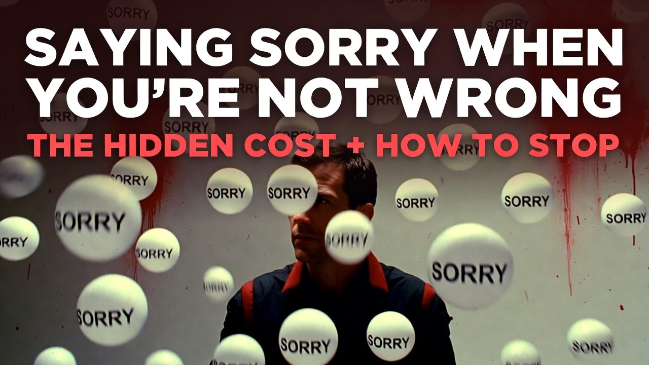 Why You Say 'Sorry' When You Did NOTHING Wrong (And How to Stop)