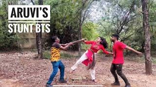 Aruvi’s stunt bts 🤣💪 | Behind the scenes