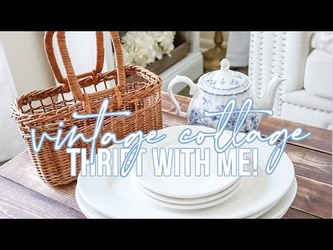 THRIFT WITH ME FOR VINTAGE COTTAGE HOME DECOR + see what I found!