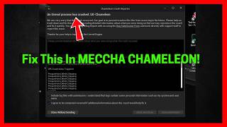 Fix MECCHA CHAMELEON: An Unreal process has crashed: UE-Chameleon screenshot 1