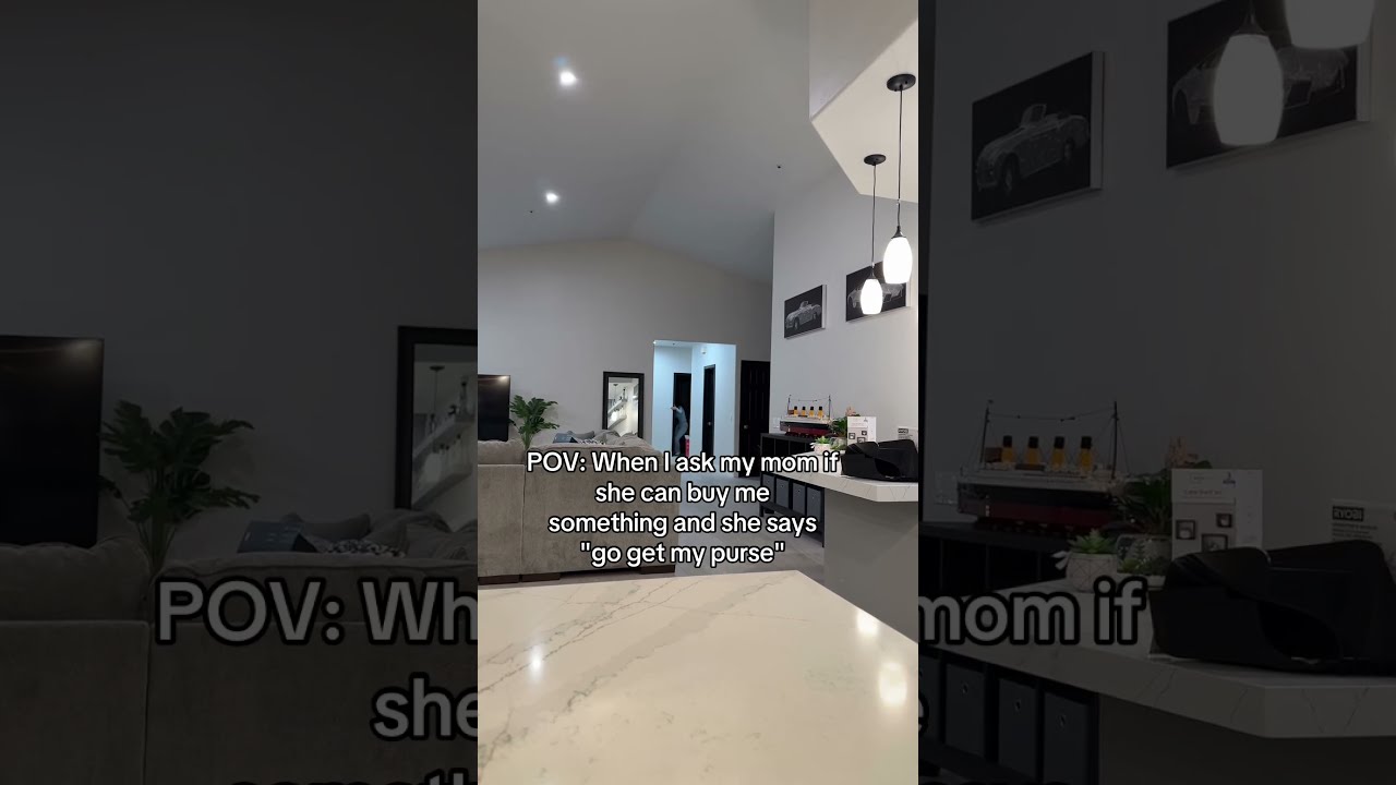 POV When I Ask My Mom If She Can Buy Me Something And Says Go Get Purse 
