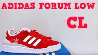 La versión LIGHT de Adidas Forum  - Adidas Forum Low CL rojo con blanco