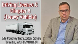 Chapter 8 Driving Licence CE (Heavy vehicle)