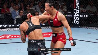 Yan Xiaonan vs Denise Gomes FULL FIGHT HIGHLIGHTS | UFC Shanghai