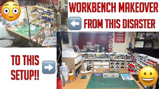 Transforming my Scale Model Workbench  From Disaster to Organised!!