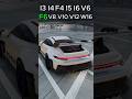From I3 to W16 — Ultimate Engine Sound Comparison 🔊🔥 | BeamNG.drive #beamngdrive #engine #sound #car