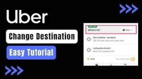 How to Change Destination on Uber