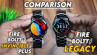 Fire Boltt Invincible Plus Vs Fire Boltt Legacy Detailed Comparison||Best Smartwatch Under 5000