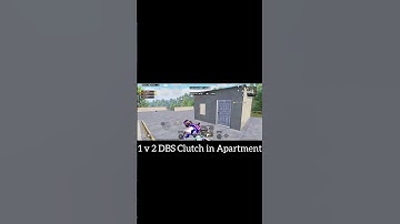 1 v 4 DBS Clutch in Apartment #shorts #short #viralvideo #ytshorts #bgmi #pubgmobile #pubg #gaming
