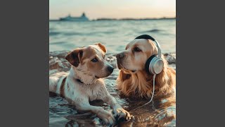 Dogs Harmony with Waves