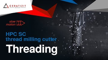 Threading in Slow Motion | HPC SC Thread mill