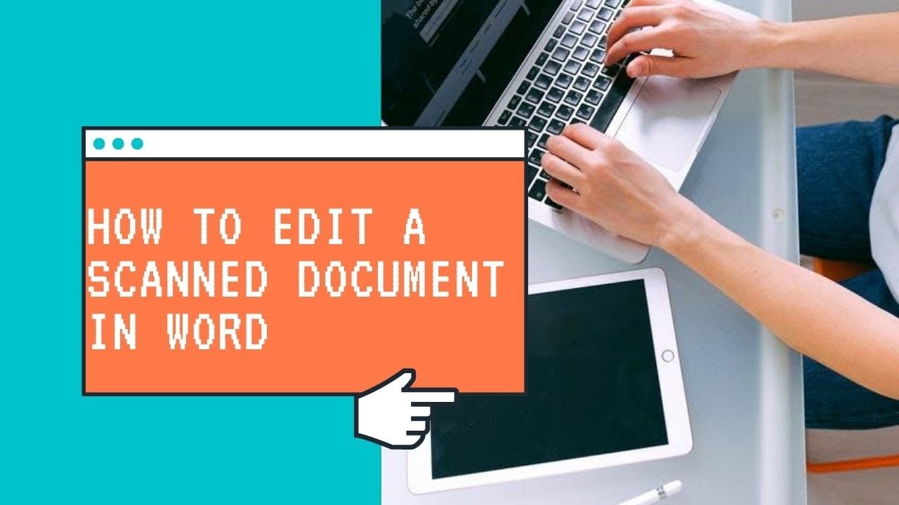 How To Edit A Scanned Document In Word Youtube