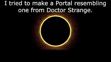 Doctor Strange Portal Scene Made in Blender.