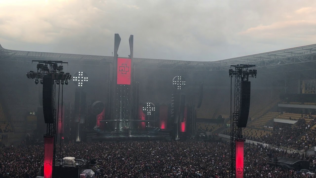 Rammstein - Links 2-3-4 @EUROPE STADIUM TOUR 2019 - Dresden - YouTube