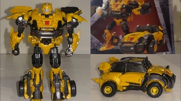How to transform reactivate bumblebee. Transformers video game deluxe figure. Robot to car and back