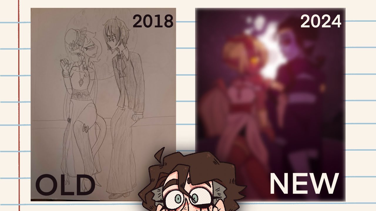 Recreating Old OC ART! | Speedpaint w/ Commentary - YouTube